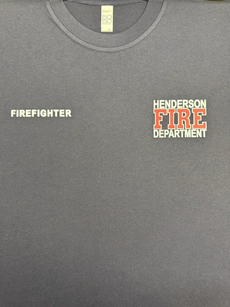 HFD DUTY 50/50 Short Sleeve T-Shirt (Small, Firefighter)