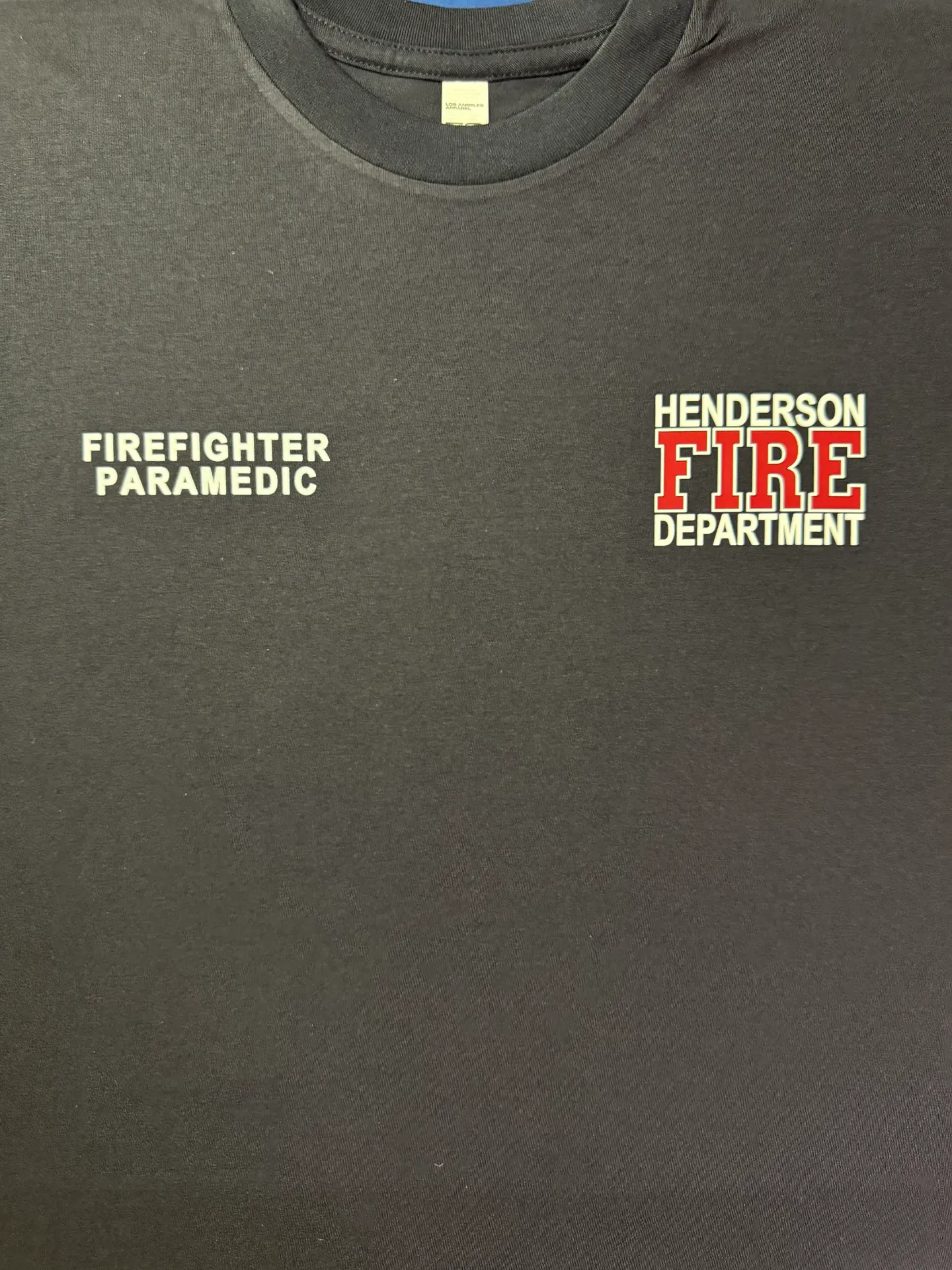 HFD DUTY Royal Apparel T-Shirt (Small, Firefighter)