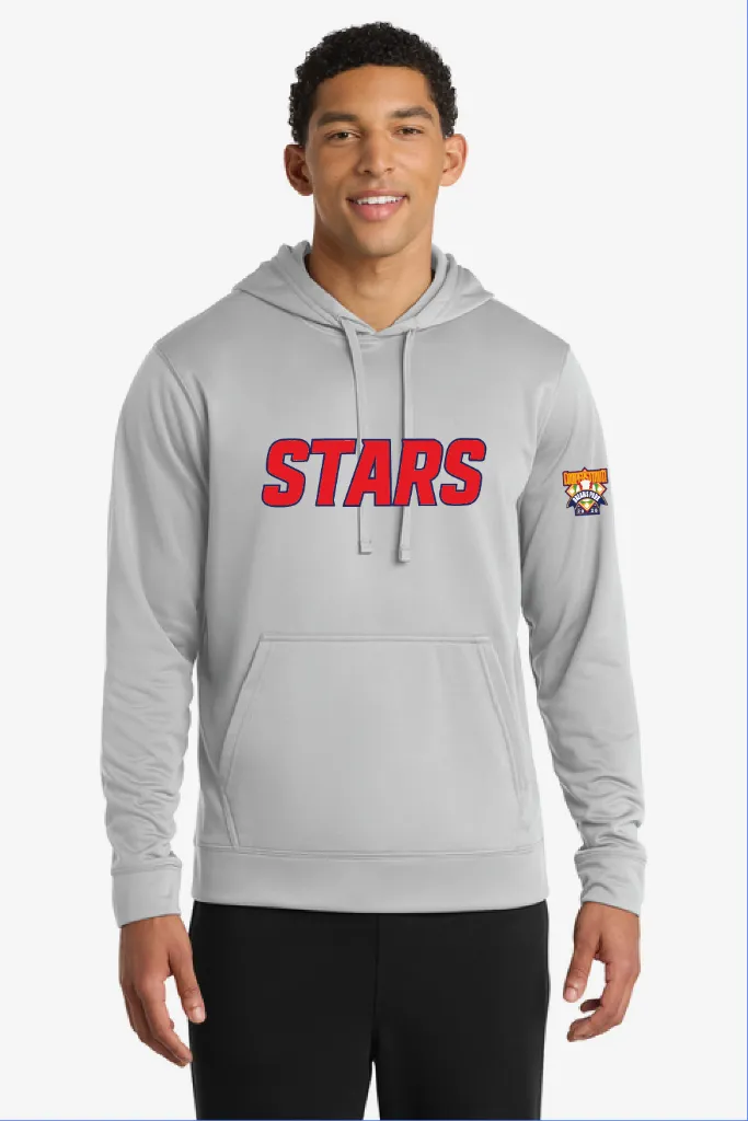 NSA - Port & Co™ Performance Fleece Pullover Hooded Sweatshirt Silver